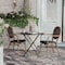 Flash Furniture Marseille Thonet French Bistro Stacking Chair w/Arms, Black Textilene/Bamboo Print Alum Frame, 2PK 2-SDA-AD642002A-TXT-BK-NAT-GG - alternate 9